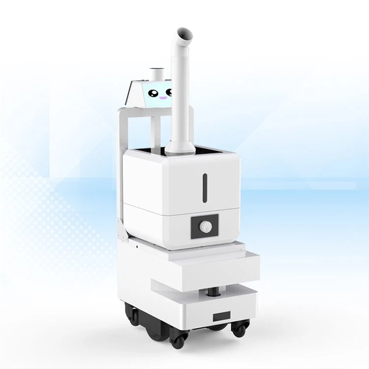 Intelligent sprøjtedesinfektionsrobot