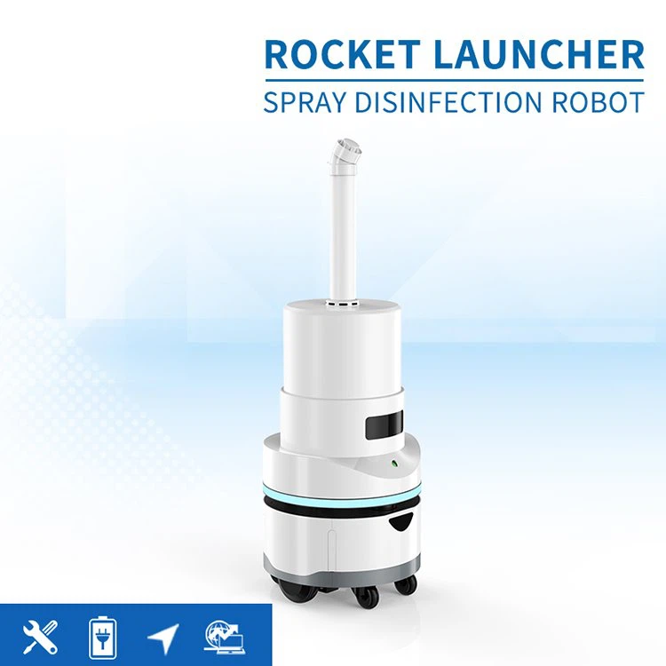 Rundbunds spraydesinfektionsrobot