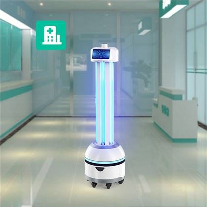 Multifunktionel UV-desinfektionsrobot